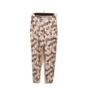 Aerie OFFLINE Tan Floral High Waisted Leggings